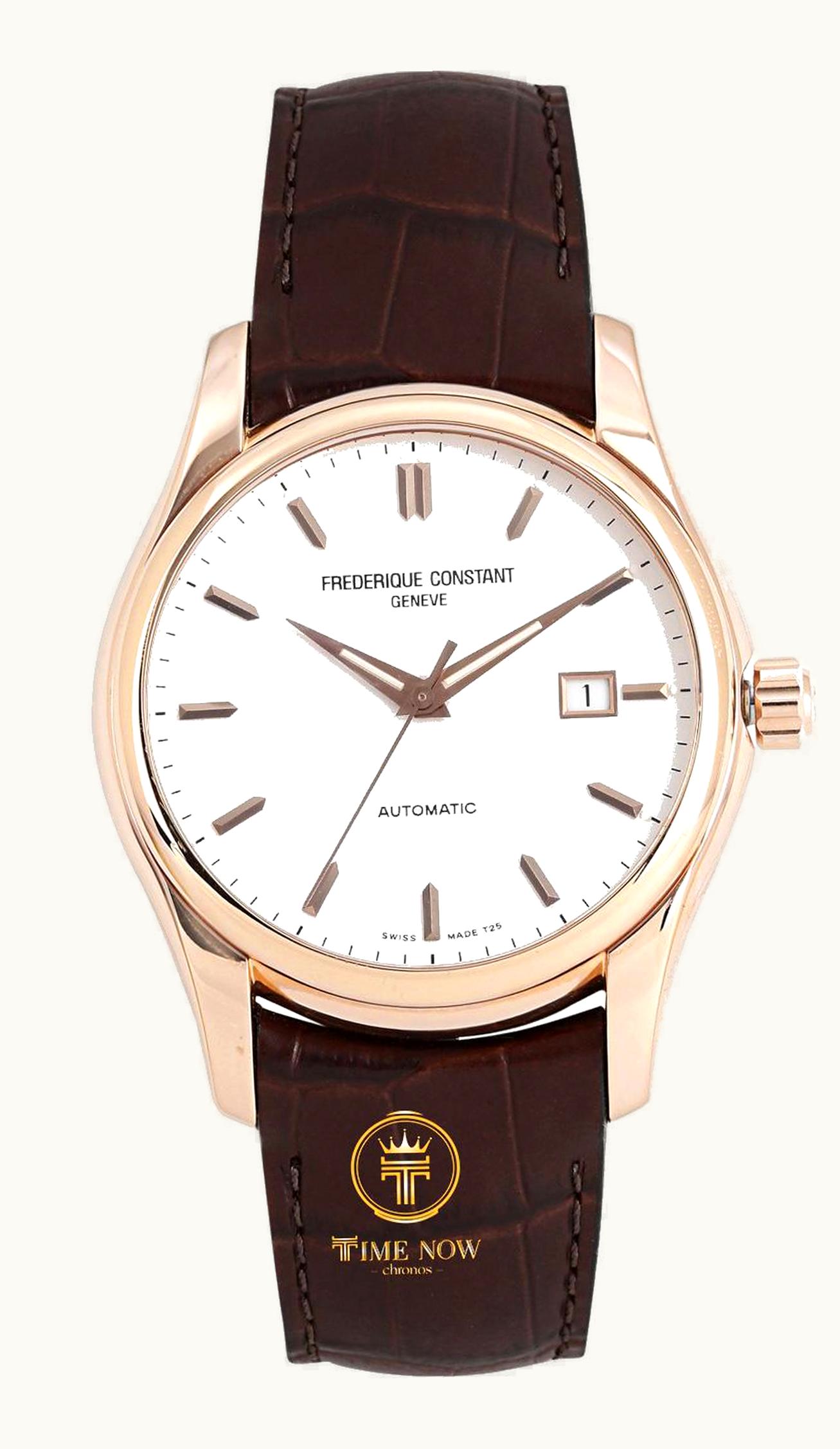 Frederique Constant Clear Vision Automatic Rose Gold / White