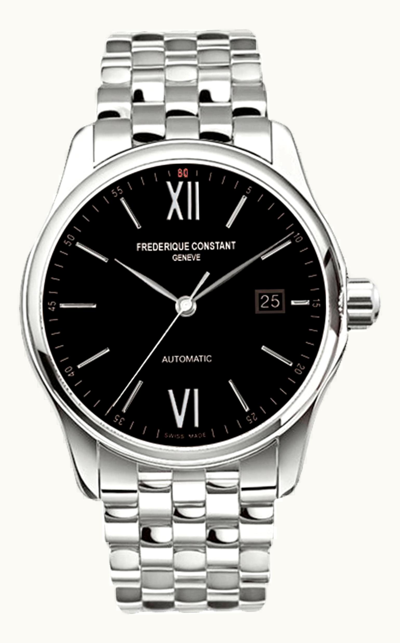Frederique Constant Index Automatic Roman Black