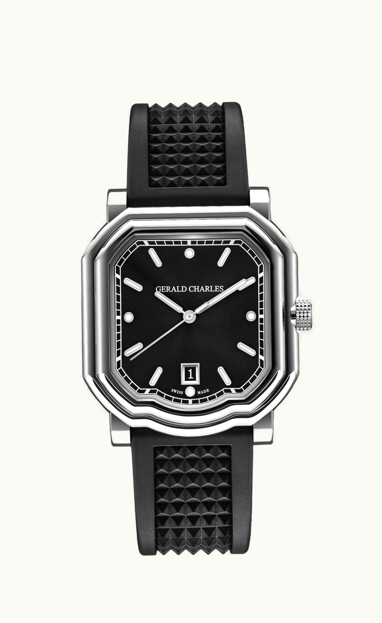 Gerald Charles Maestro Original Time Stainless Steel / Black