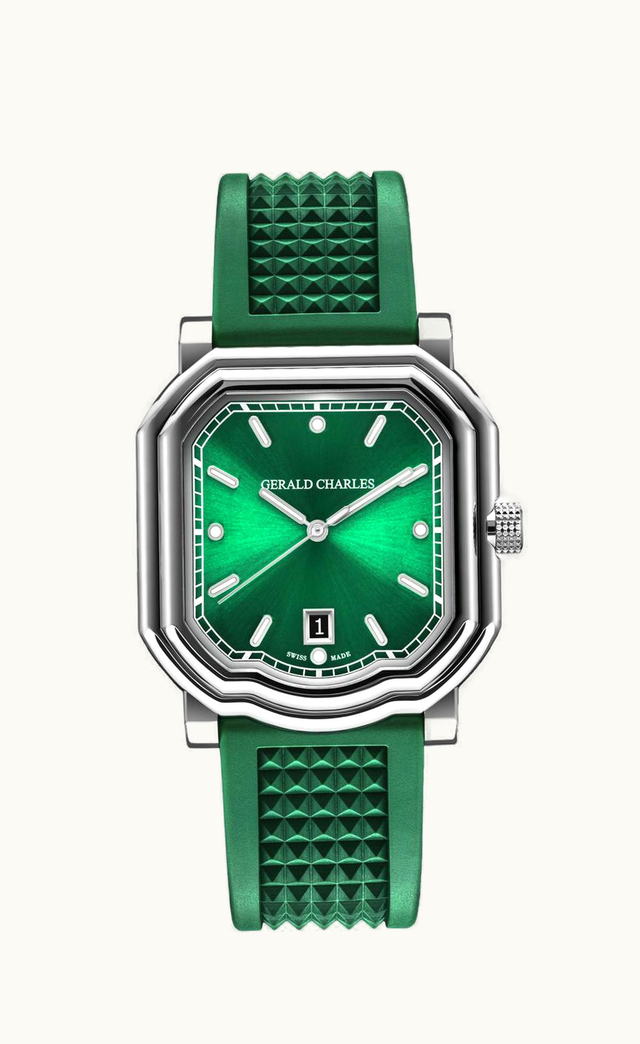 Gerald Charles Maestro 2.0 Ultra Thin Stainless Steel / Green