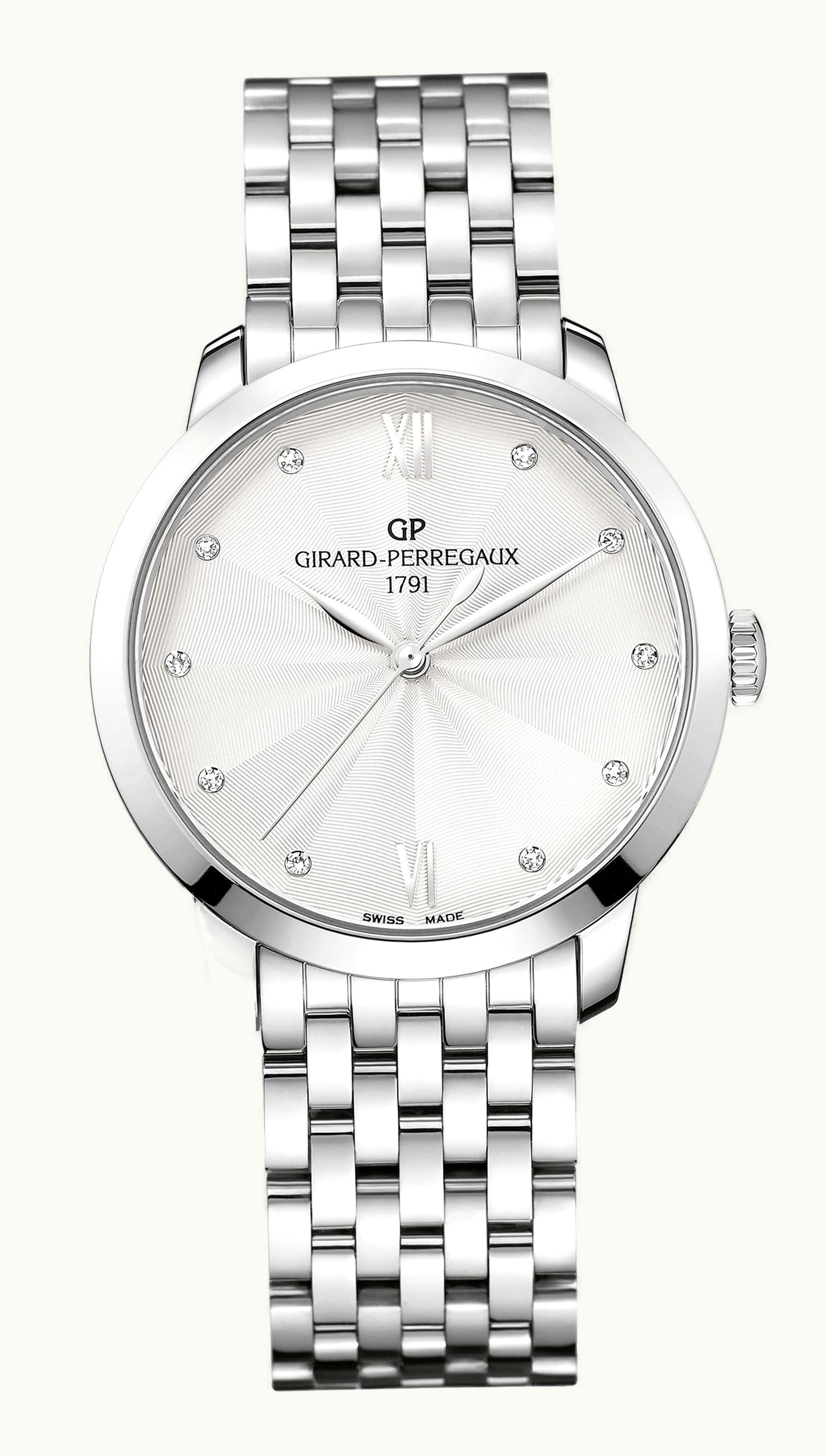 Girard-Perregaux 1966 36mm Stainless Steel / Silver / Bracelet