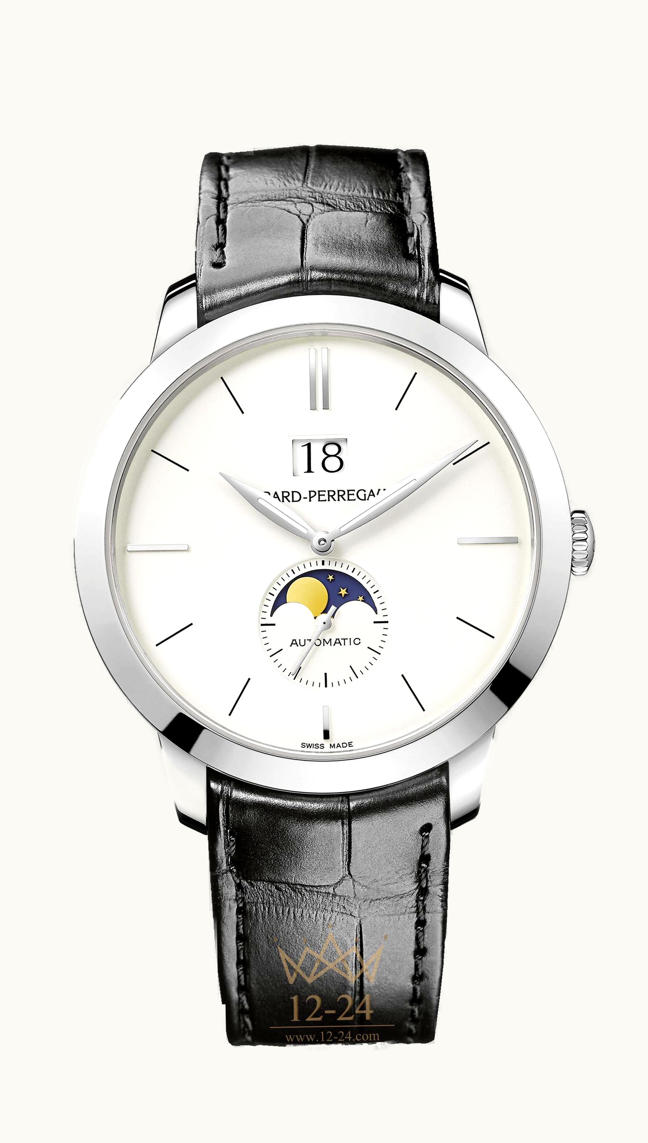 Girard-Perregaux 1966 Big Date Moon White Gold