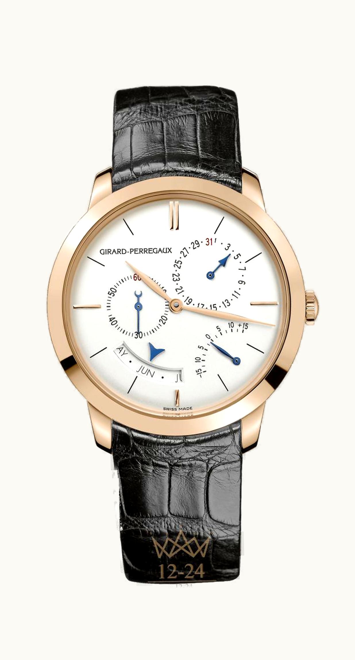 Girard-Perregaux 1966 Annual Calendar Equation of Time Pink Gold