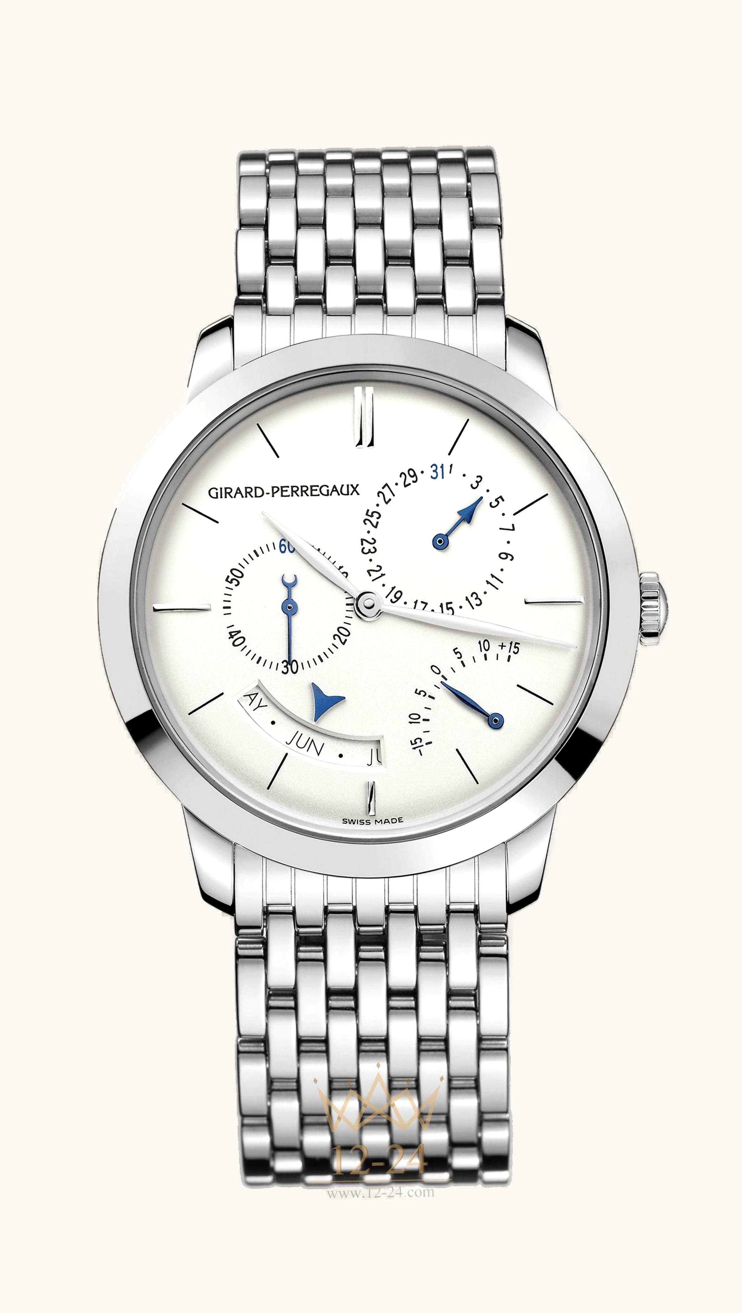 Girard-Perregaux 1966 Annual Calendar Equation of Time White Gold