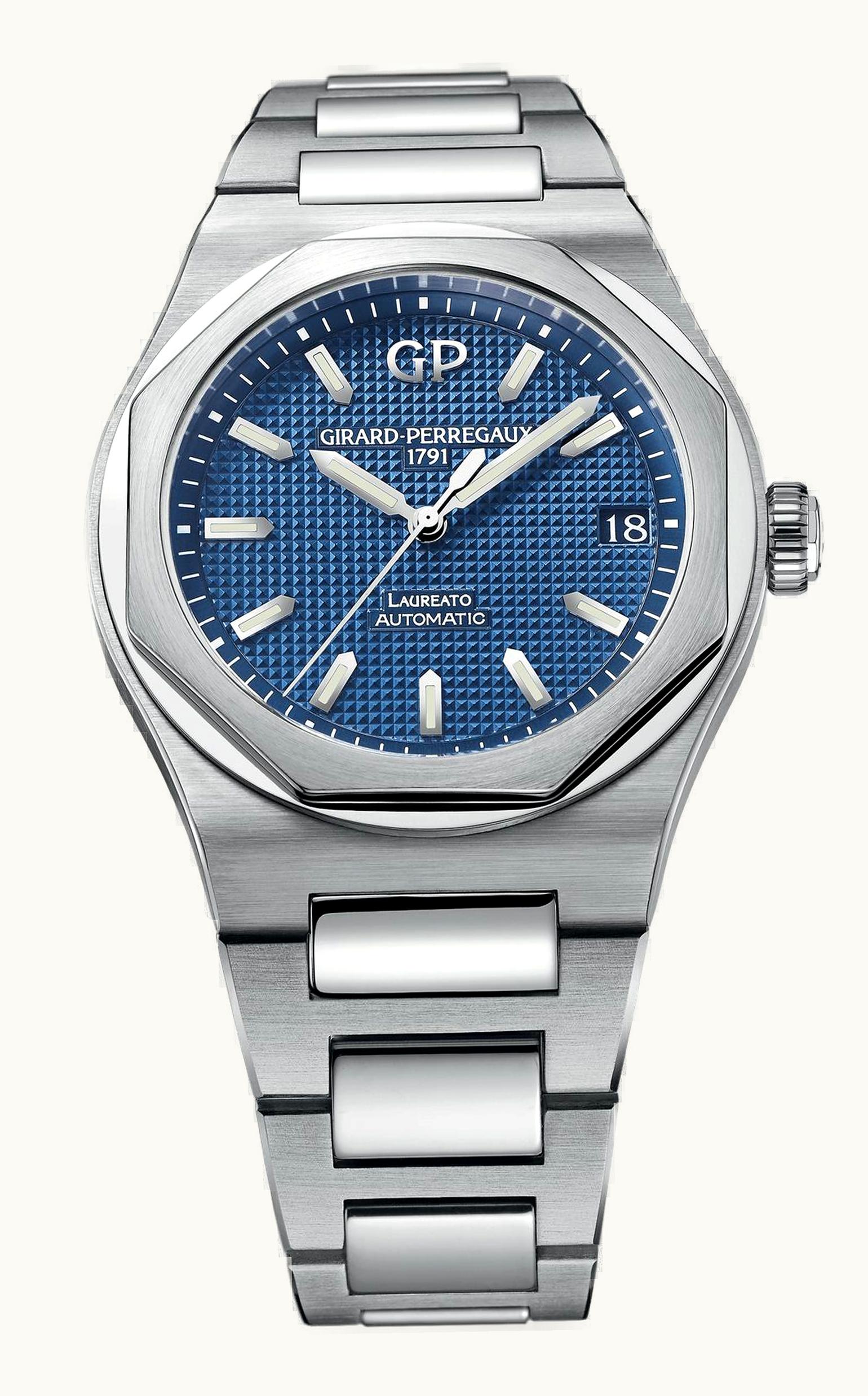 Girard-Perregaux Laureato 42 Automatic Stainless Steel / Blue