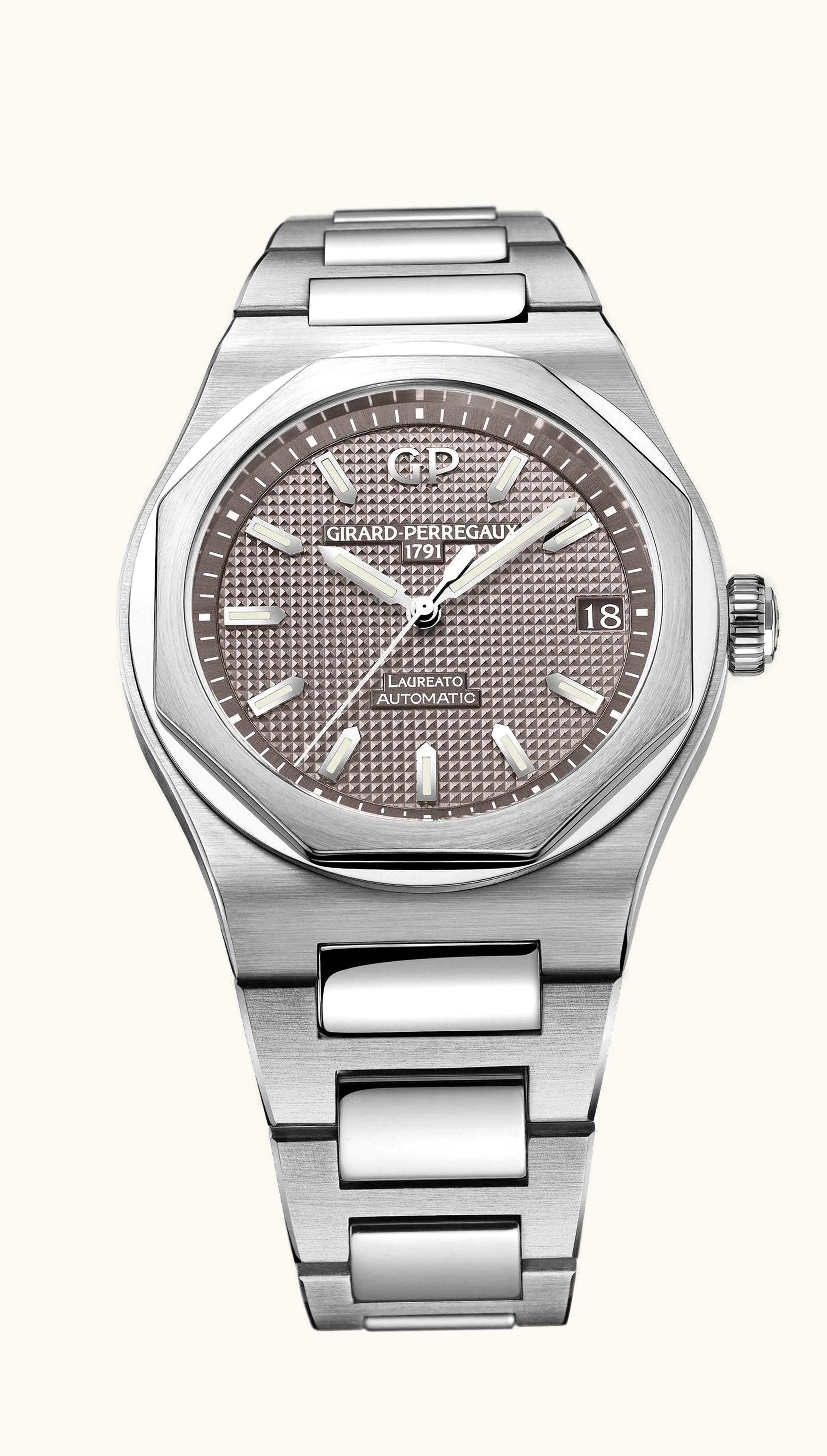 Girard-Perregaux Laureato 38 Automatic Stainless Steel / Grey