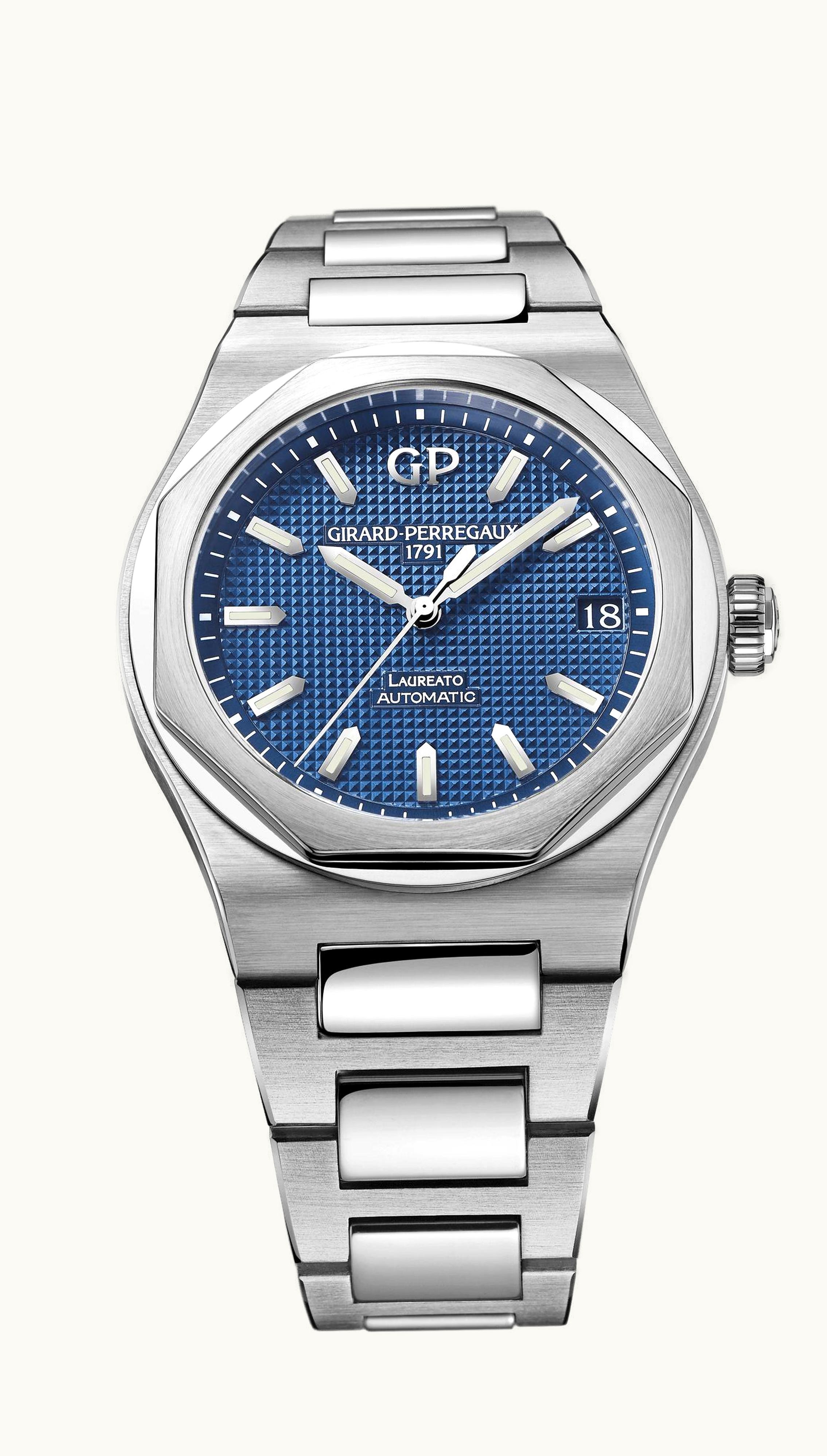 Girard-Perregaux Laureato 38 Automatic Stainless Steel / Blue