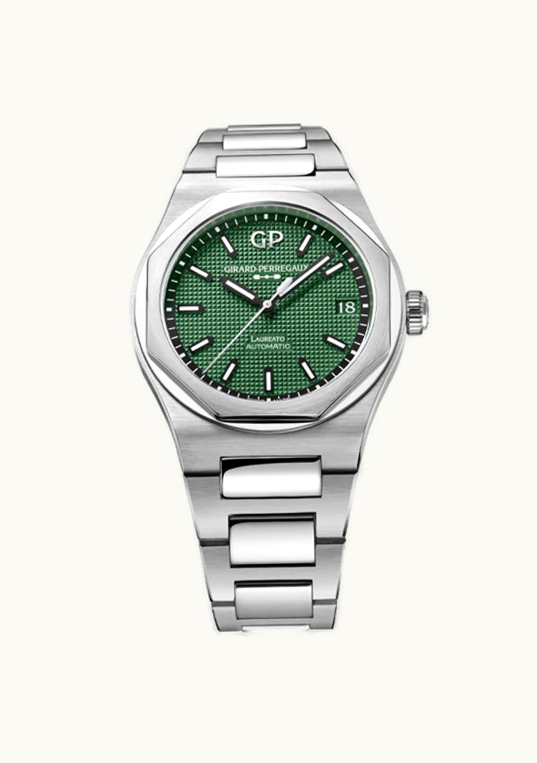 Girard-Perregaux Laureato 42 Automatic Stainless Steel / Green Eternity Edition
