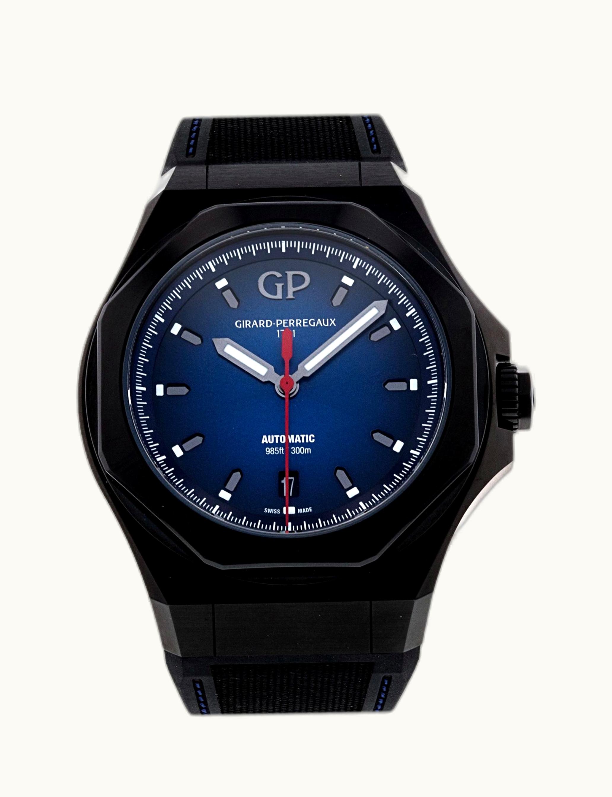 Girard-Perregaux Laureato Absolute Titanium PVD / Blue