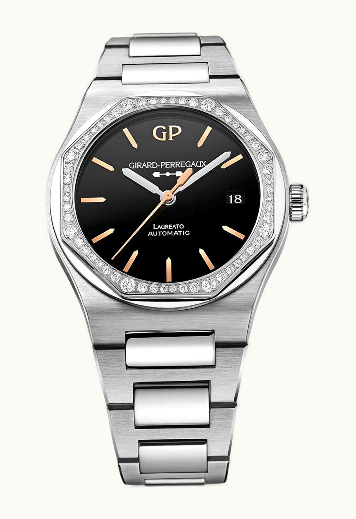 Girard-Perregaux Laureato 38 Automatic Stainless Steel / Diamond / Black Infinity Edition