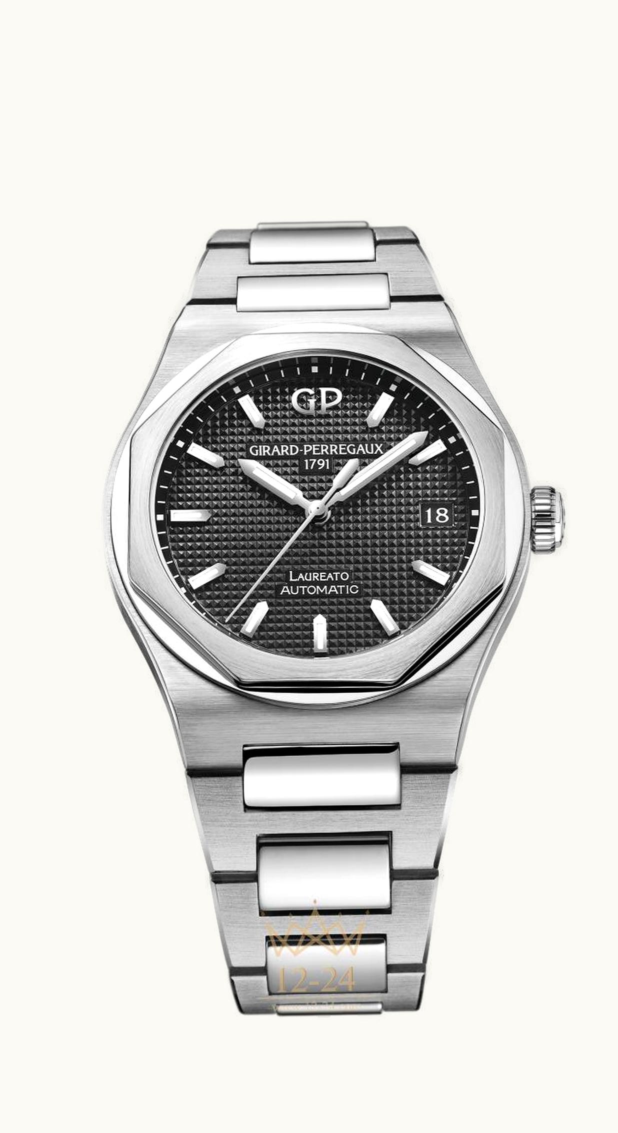 Girard-Perregaux Laureato 38 Automatic Stainless Steel / Black