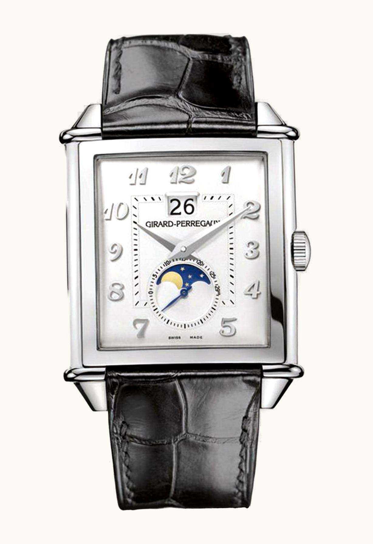 Girard-Perregaux Vintage 1945 XXL Large Date and Moonphases Stainless Steel / Silver