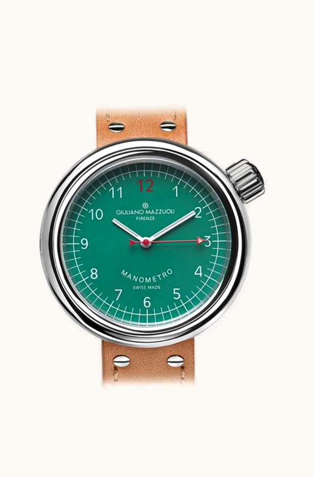 Giuliano Mazzuoli Manometro Polished / Green