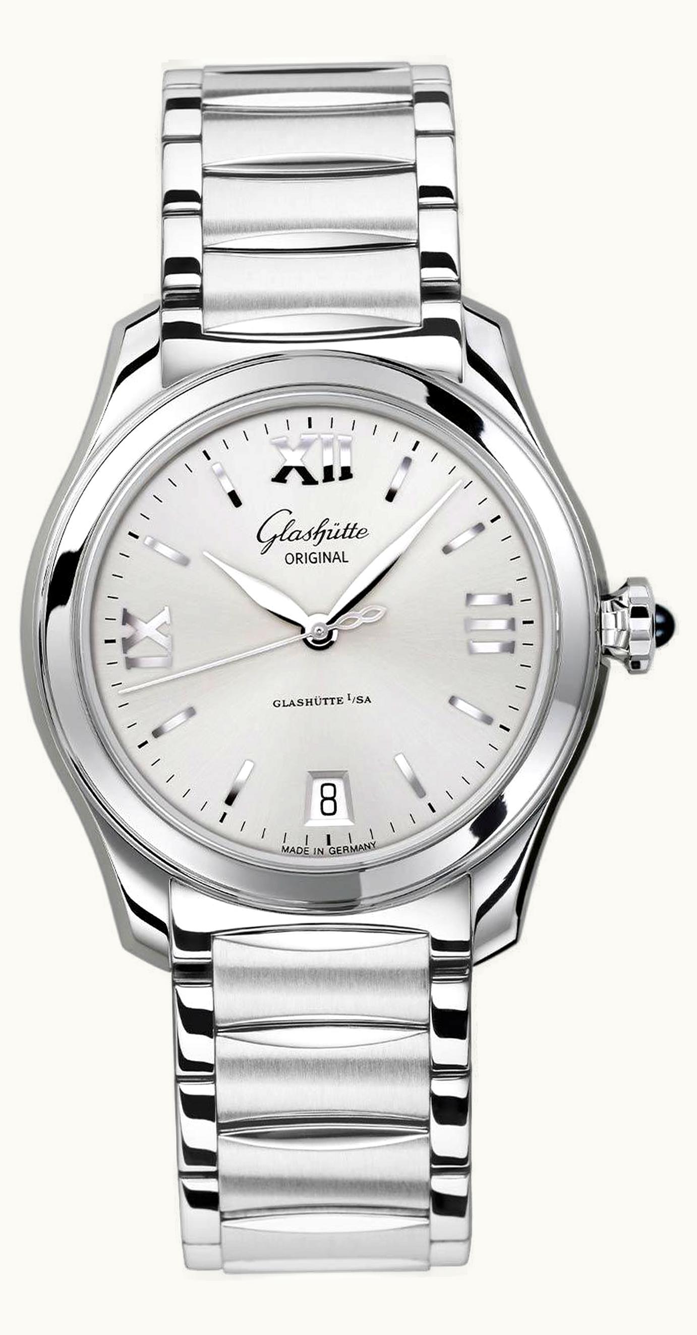 Glashütte Original Lady Serenade Stainless Steel / Silver / Bracelet