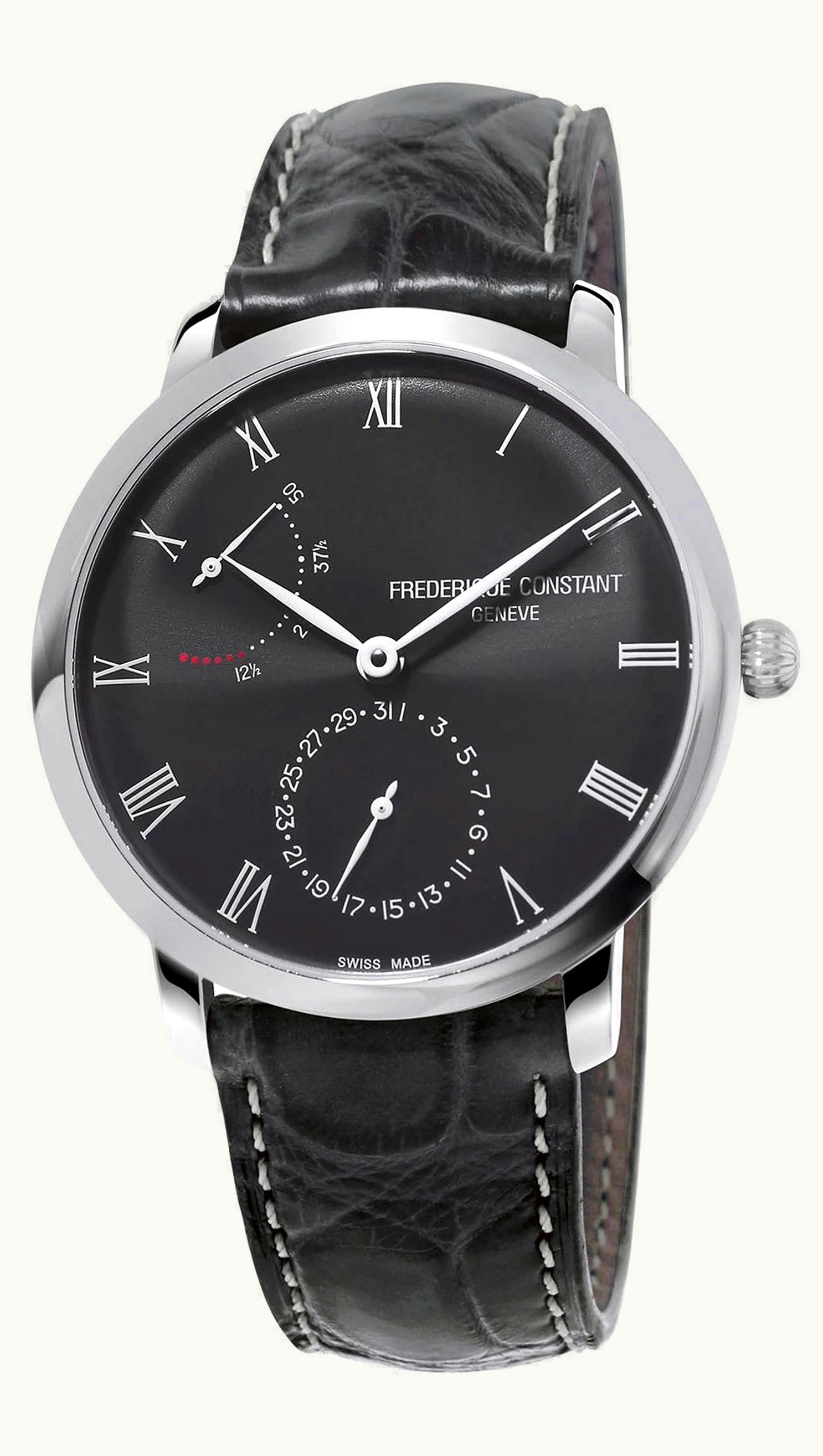 Glashütte Original Lady Serenade Stainless Steel / Diamond / Black / Alligator / Folding