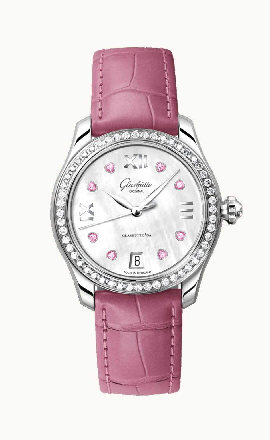 Glashütte Original Lady Serenade Stainless Steel / Diamond / Valentine's Day
