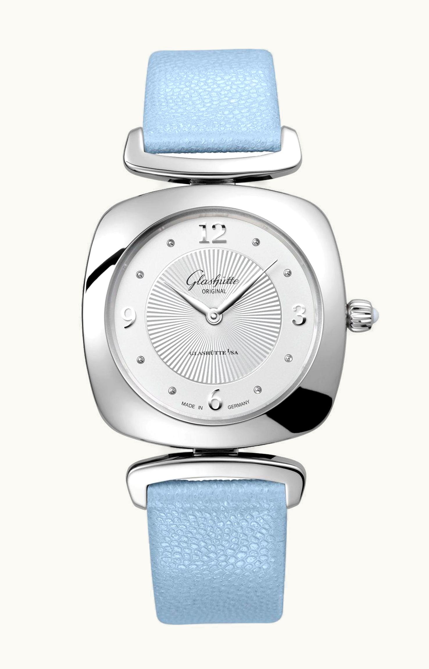 Glashütte Original Pavonina Stainless Steel / Silver / Calf