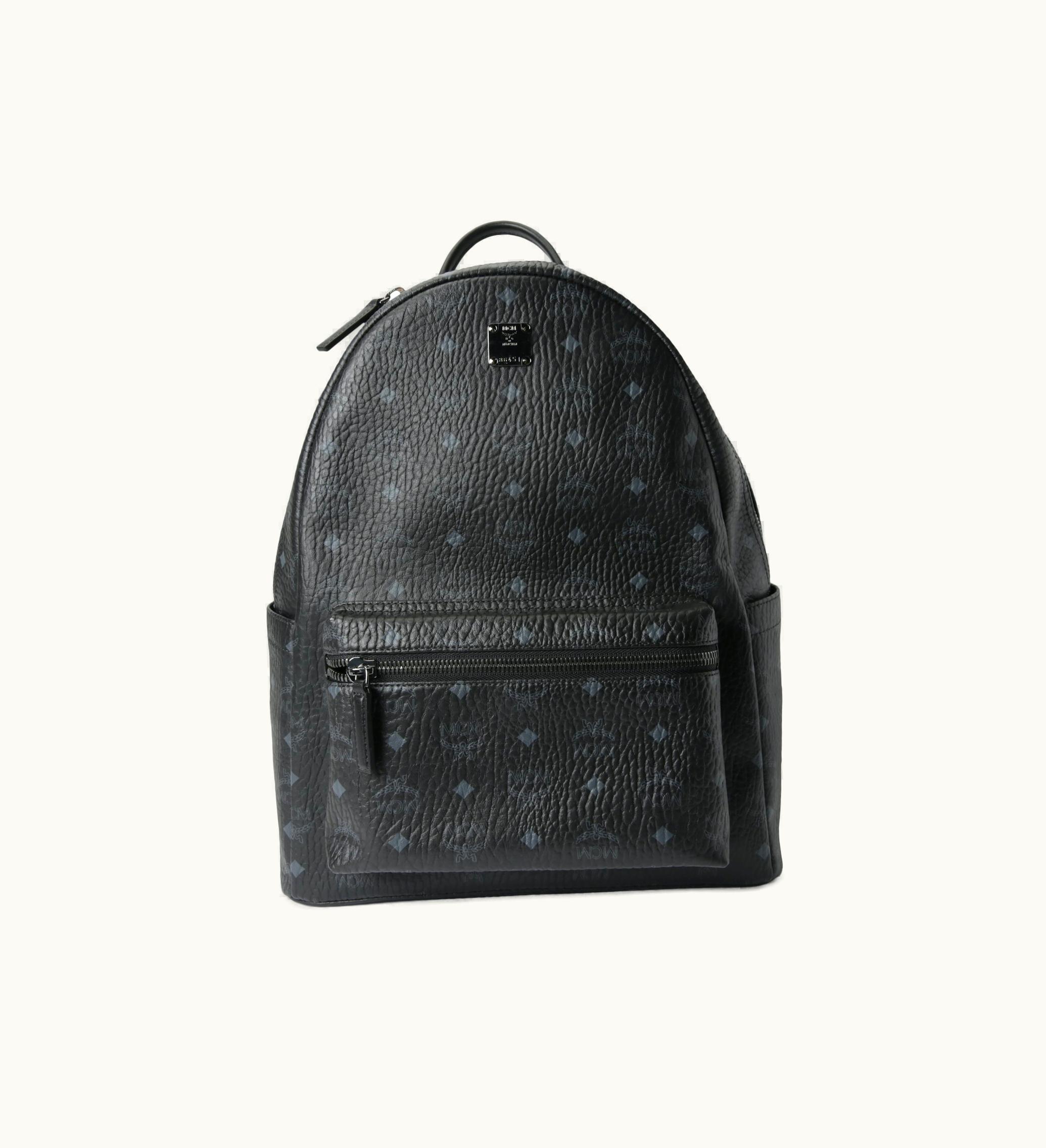 MCM MCM Stark Classic Backpack Visetos Medium Black 1