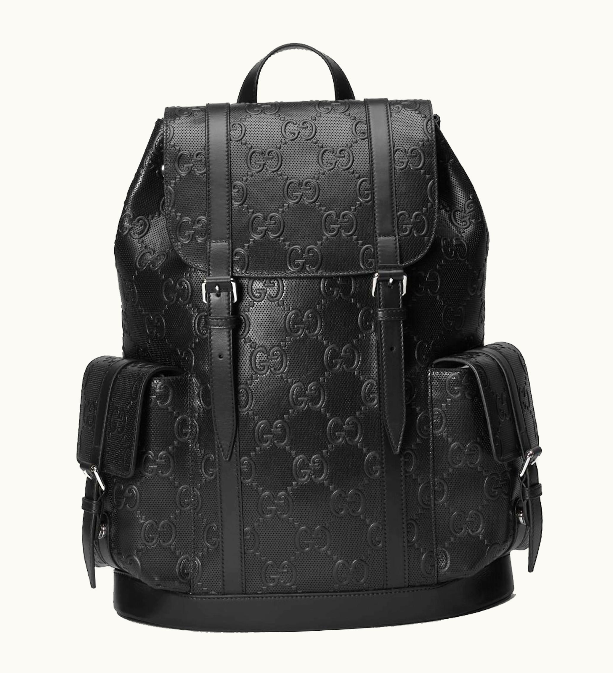 Gucci Gucci GG Embossed Backpack Black