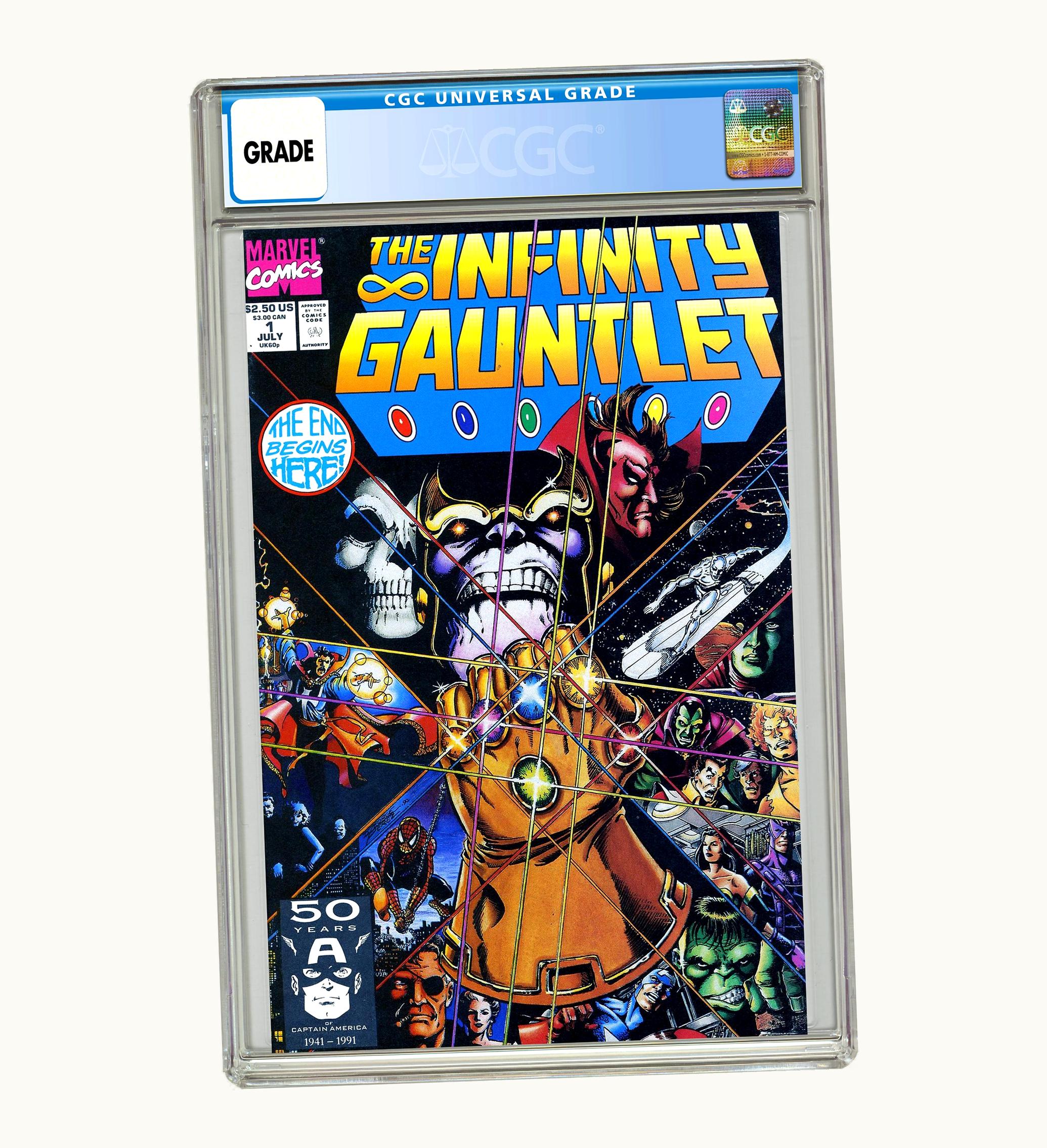 Marvel Marvel Infinity Gauntlet 1 Comic Book CGC Graded
