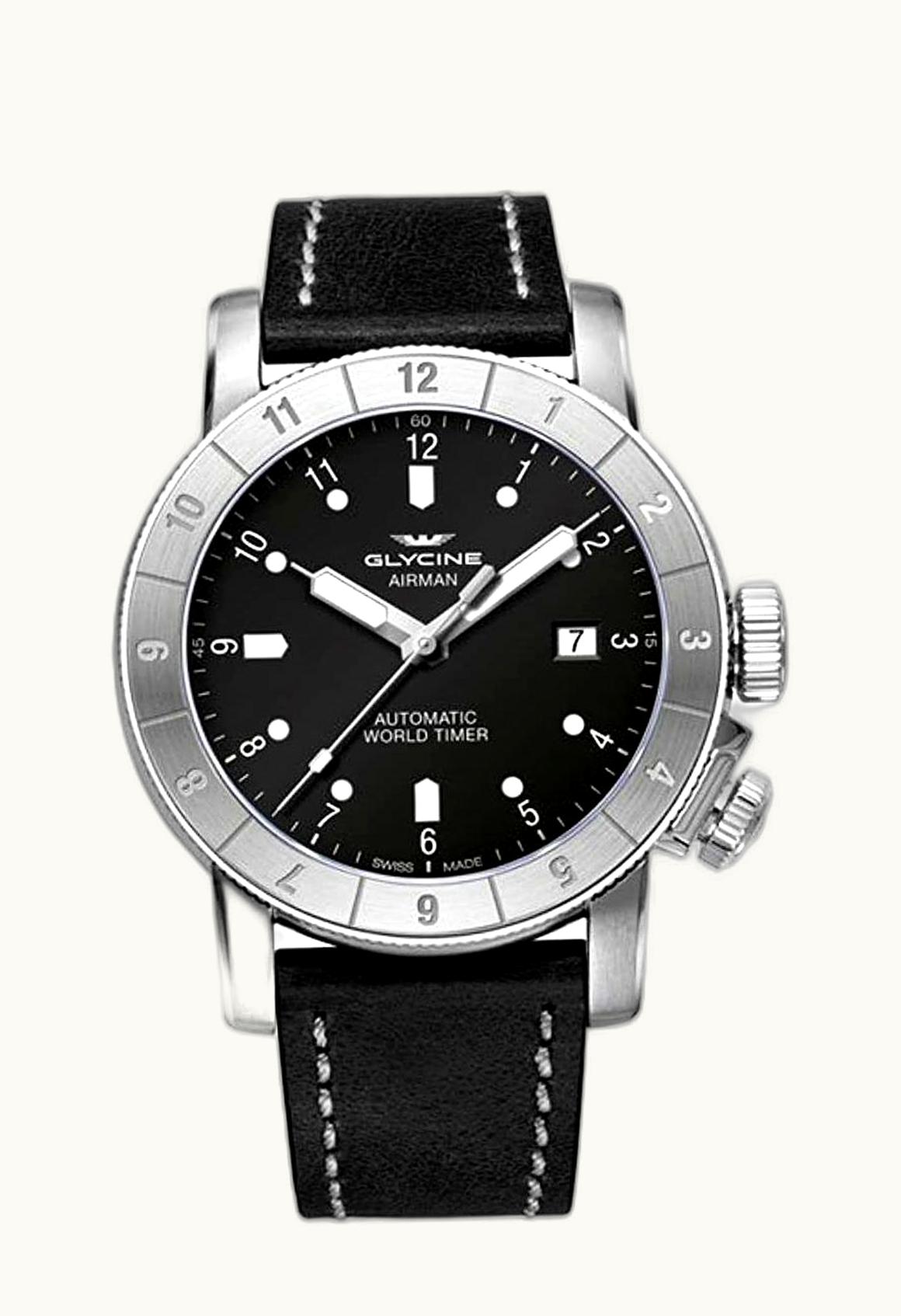 Glycine Airman 42 Automatic Stainless Steel / Black