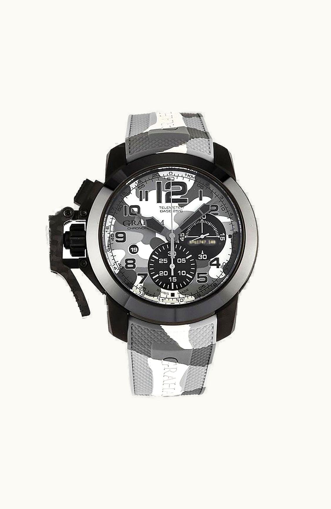 Graham Chronofighter Oversize Black Arrow
