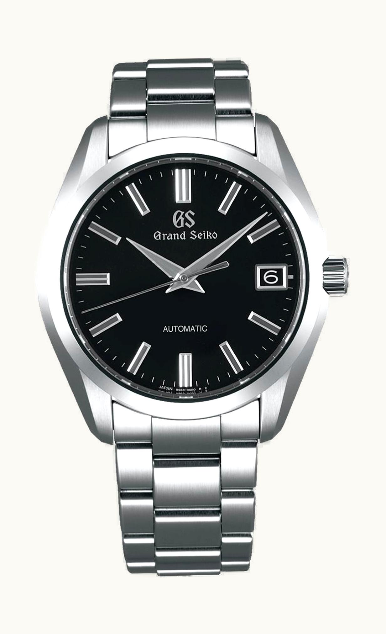 Grand Seiko Automatic Date Stainless Steel / Black / Bracelet