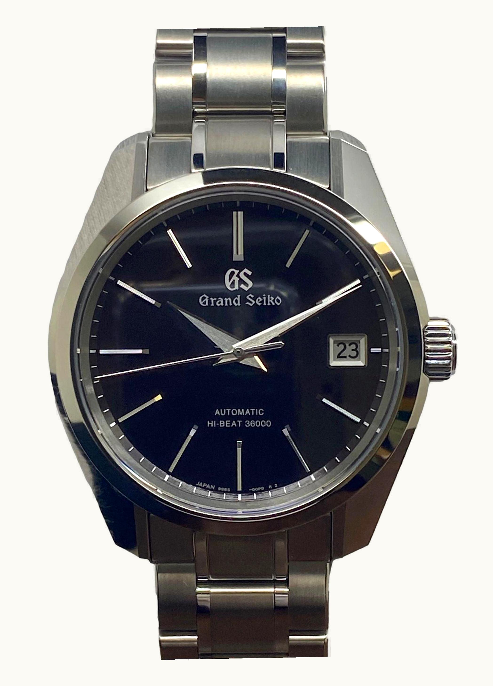 Grand Seiko Automatic Hi Beat 36000 Titanium/ Black / Bracelet