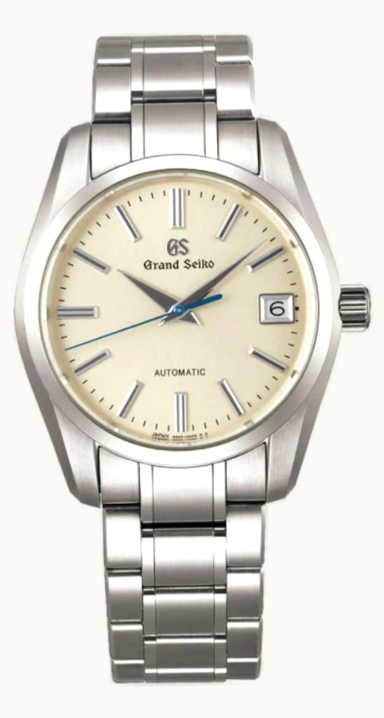 Grand Seiko Automatic Date Titanium / Silver / Bracelet