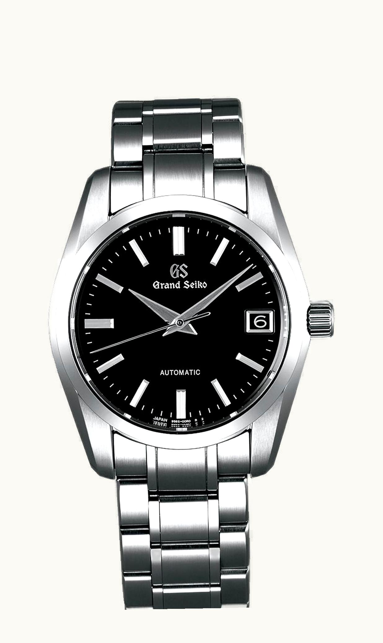 Grand Seiko Automatic Date Stainless Steel / Black / Bracelet