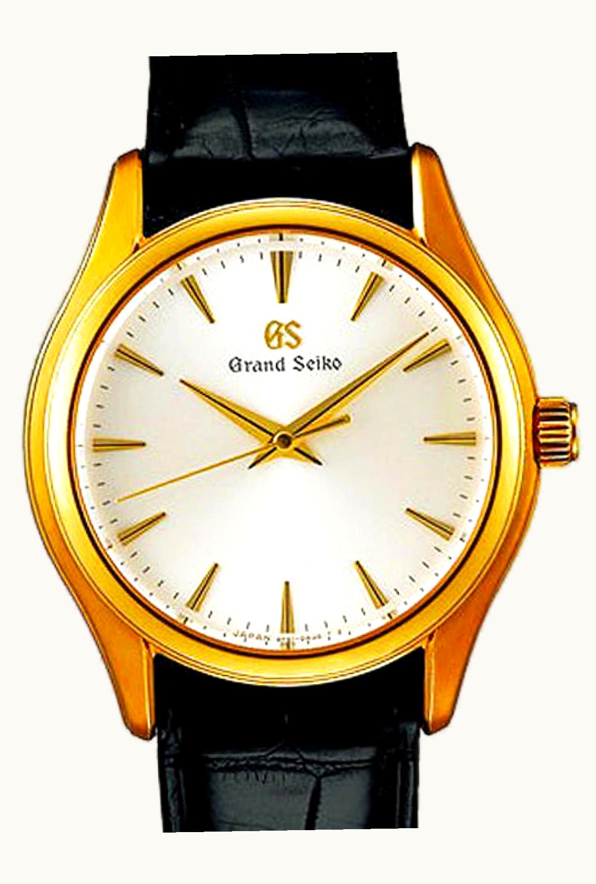 Grand Seiko Quartz Yellow Gold / Silver / Strap