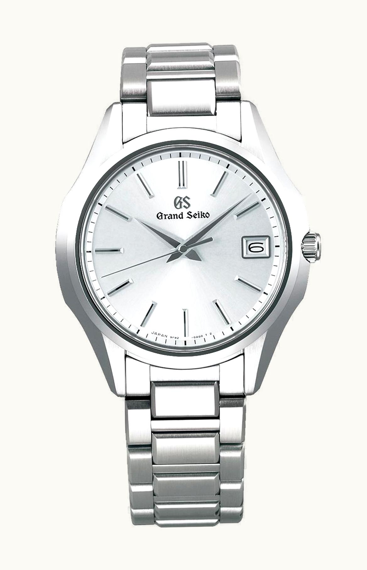 Grand Seiko Quartz Date Stainless Steel / Silver / Bracelet