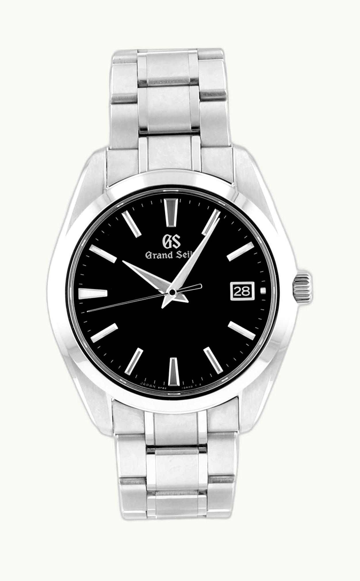 Grand Seiko Quartz Titanium / Black / Bracelet