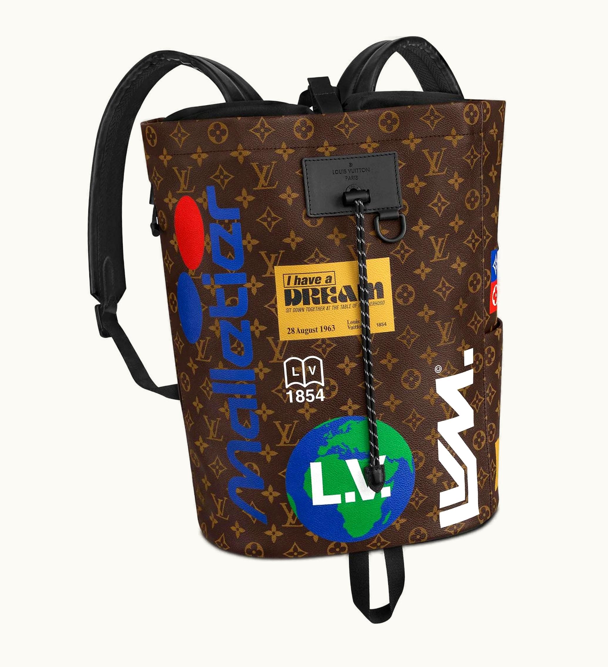 Louis Vuitton Louis Vuitton Chalk Backpack Monogram Logo Story Brown