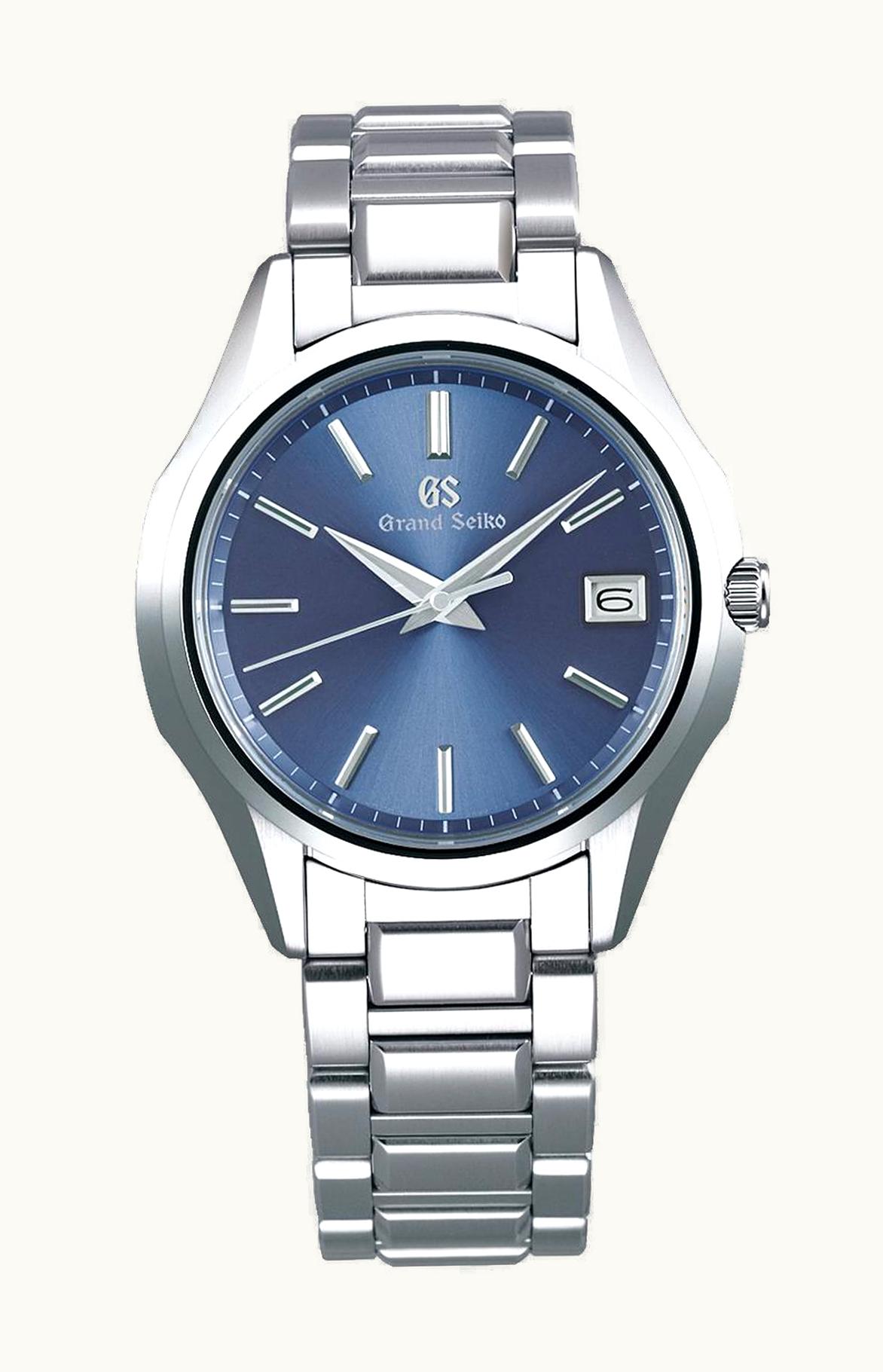 Grand Seiko Quartz Date Stainless Steel / Blue / Bracelet