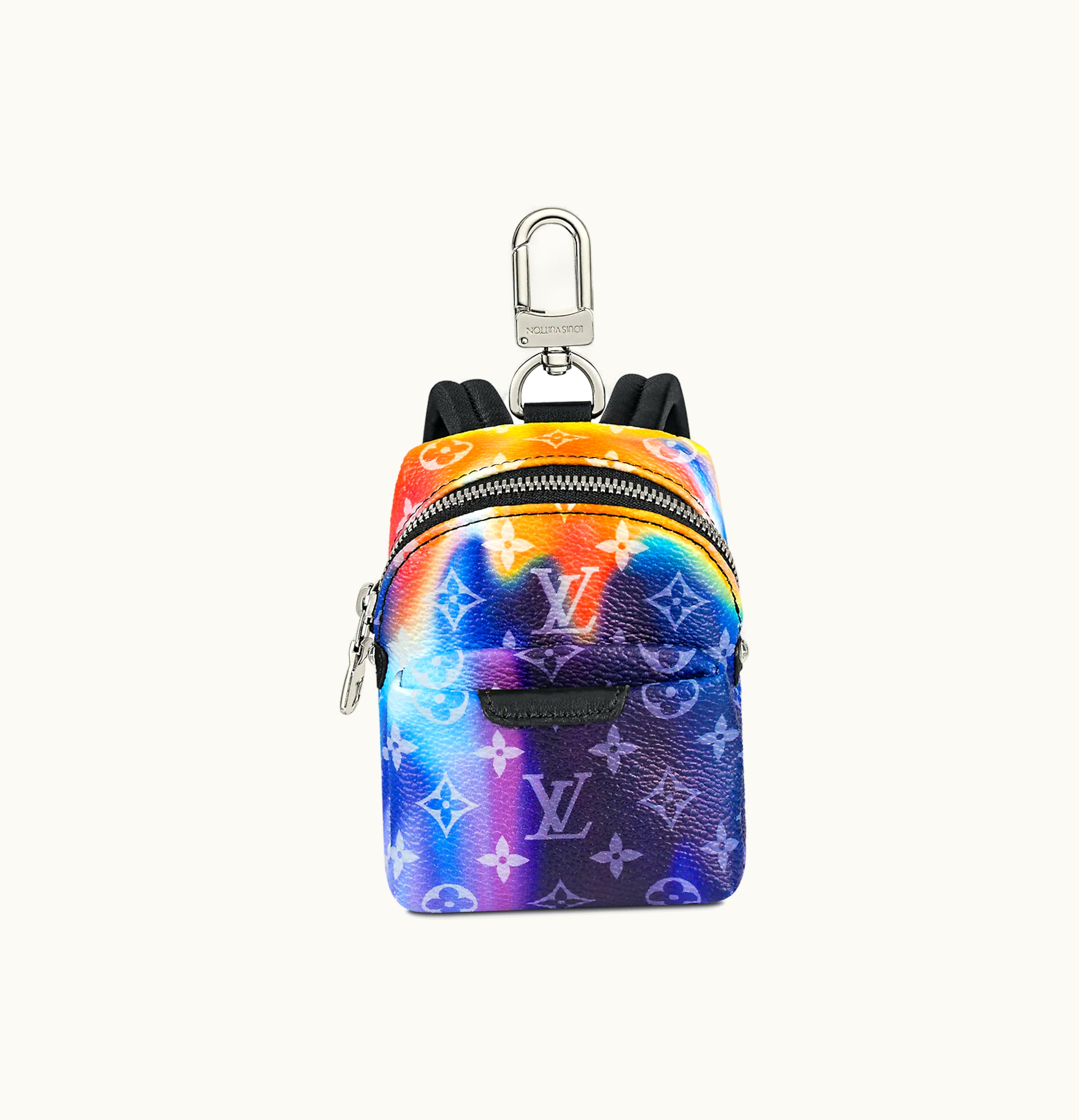 Louis Vuitton Louis Vuitton Backpack Bag Charm Sunset Monogram Saganas Printed Multicolor