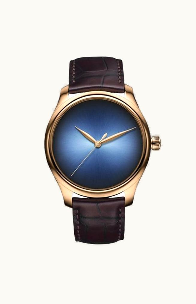 H. Moser & Cie Endeavour Centre Seconds Concept, Rose Gold, Midnight Blue Fumé Dial