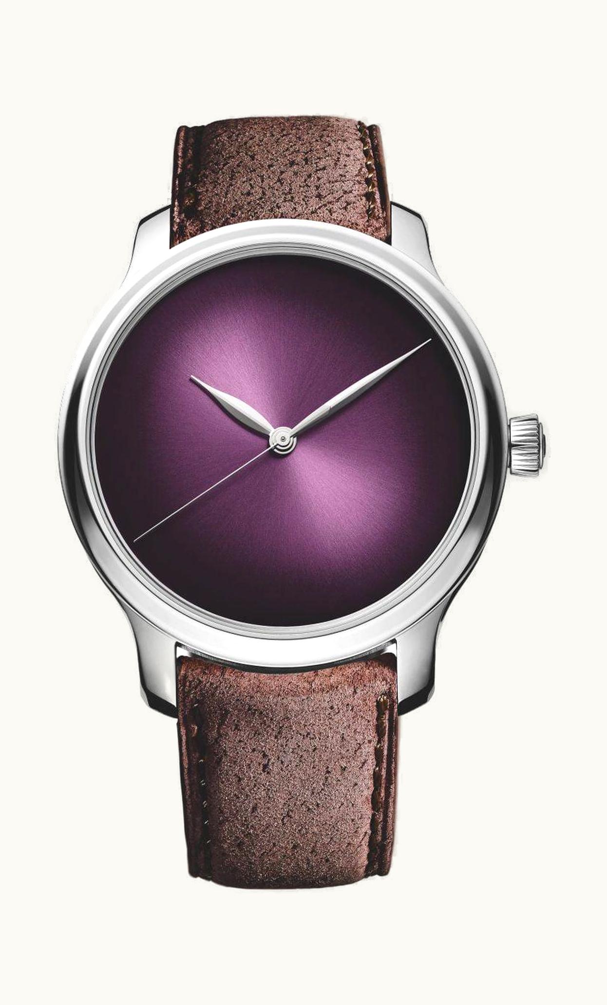 H. Moser & Cie Endeavour Centre Seconds, Rose Gold, Marrone Dial