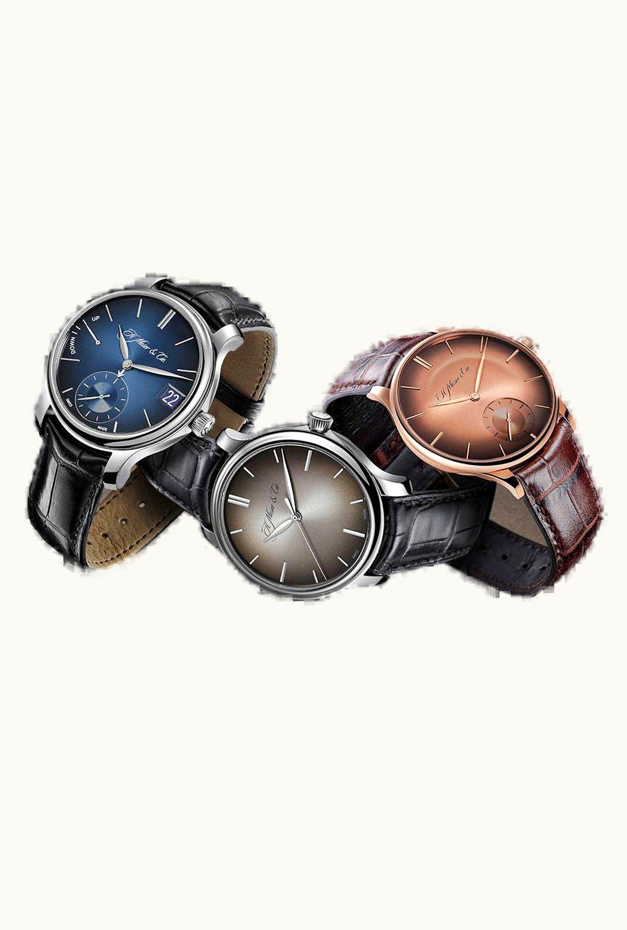 H. Moser & Cie Endeavour Centre Seconds, White Gold, Fumé Dial