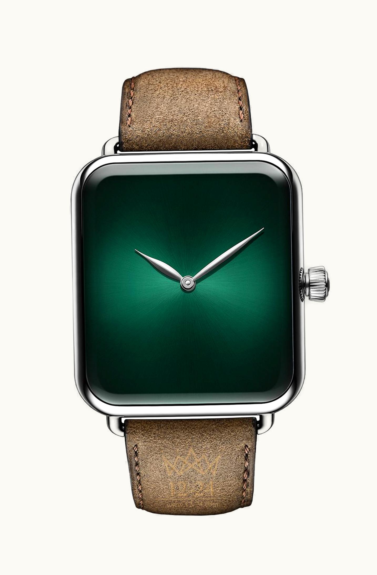 H. Moser & Cie Swiss Alp Watch White Gold / Cosmic Green Concept