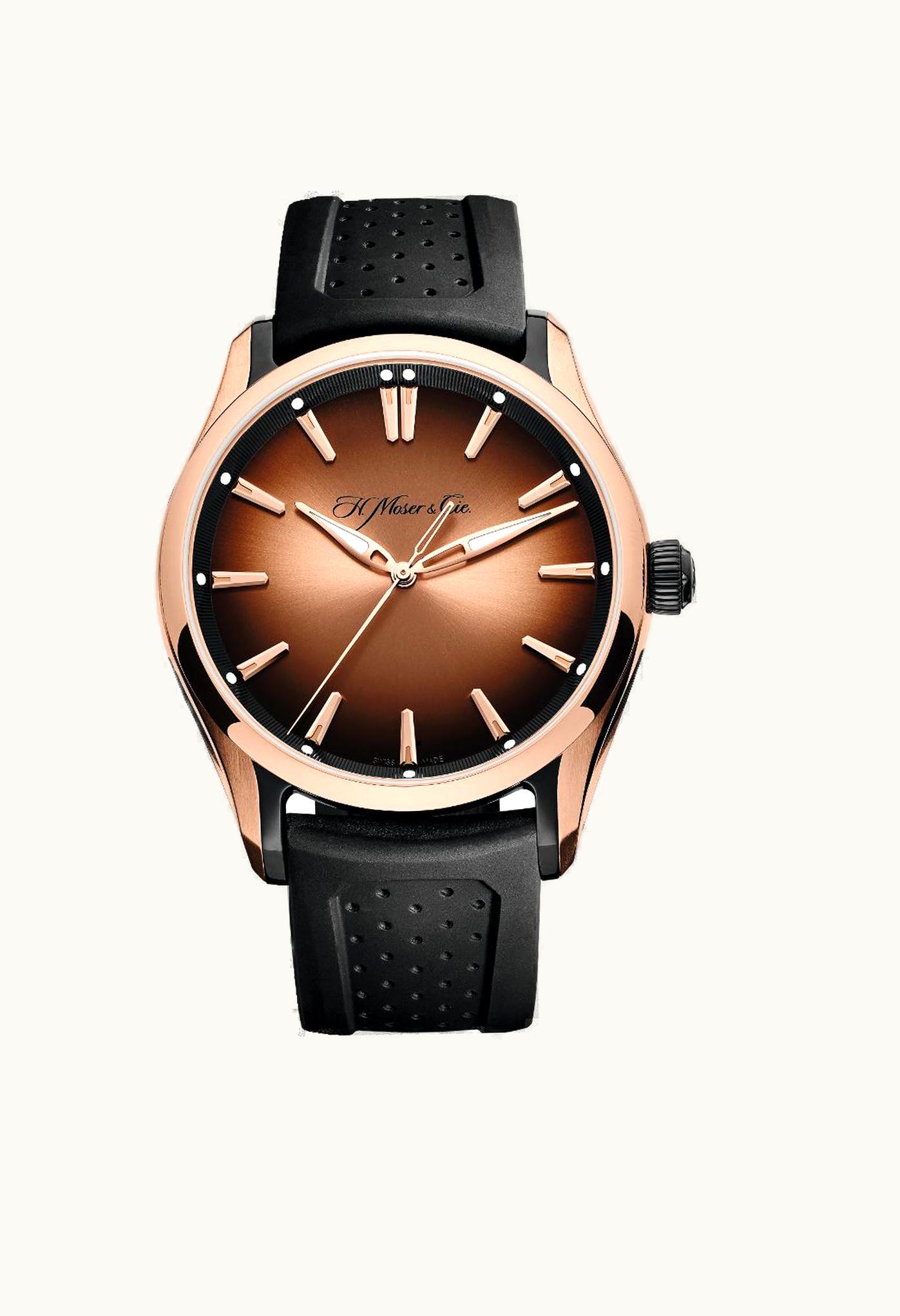 H. Moser & Cie Pioneer Centre Seconds Red Gold, Argenté Dial
