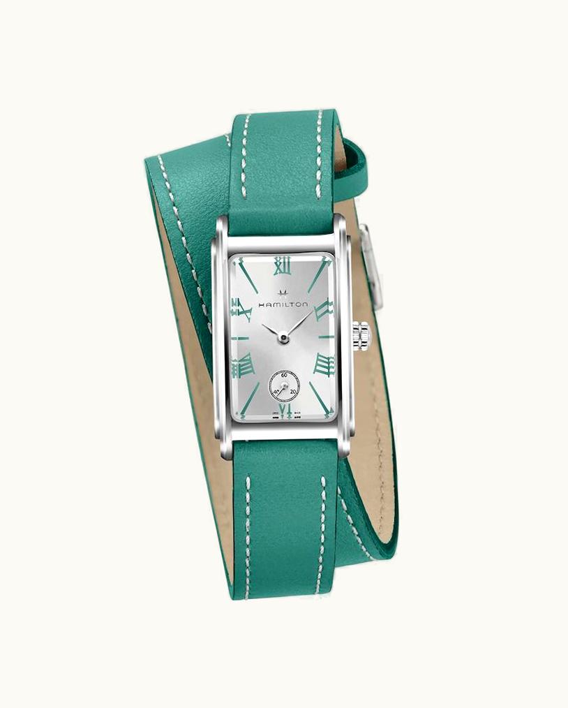 Hamilton Ardmore Quartz 18.7 Stainless Steel / Silver - Light Green