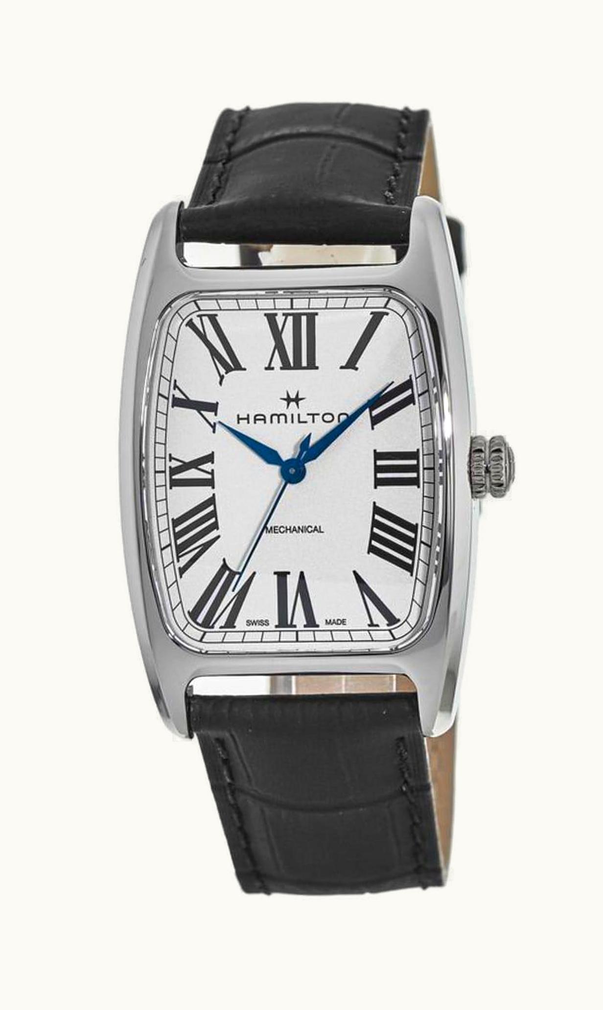 Hamilton Boulton Mechanical Stainless Steel / White