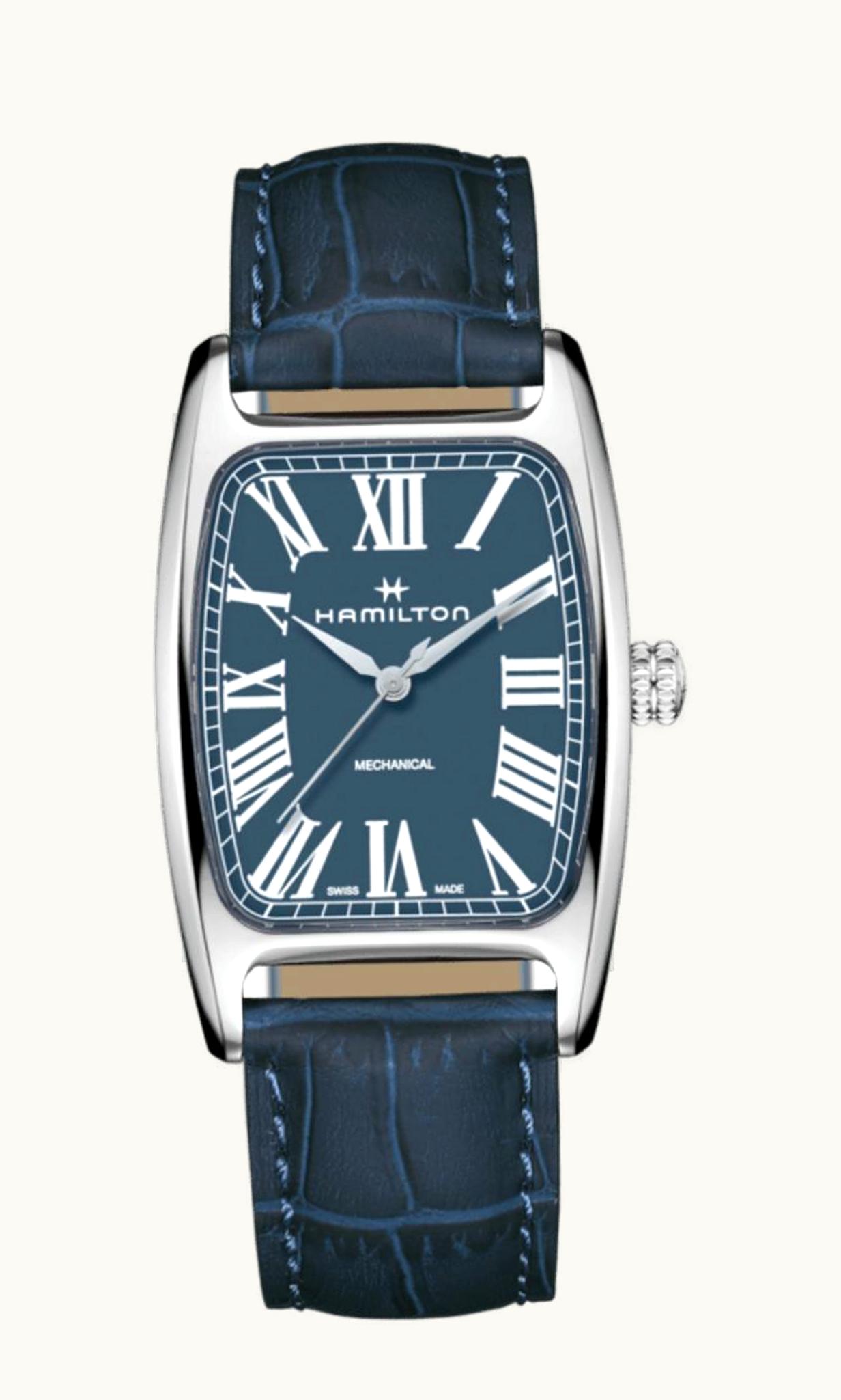 Hamilton Boulton Mechanical Stainless Steel / Green