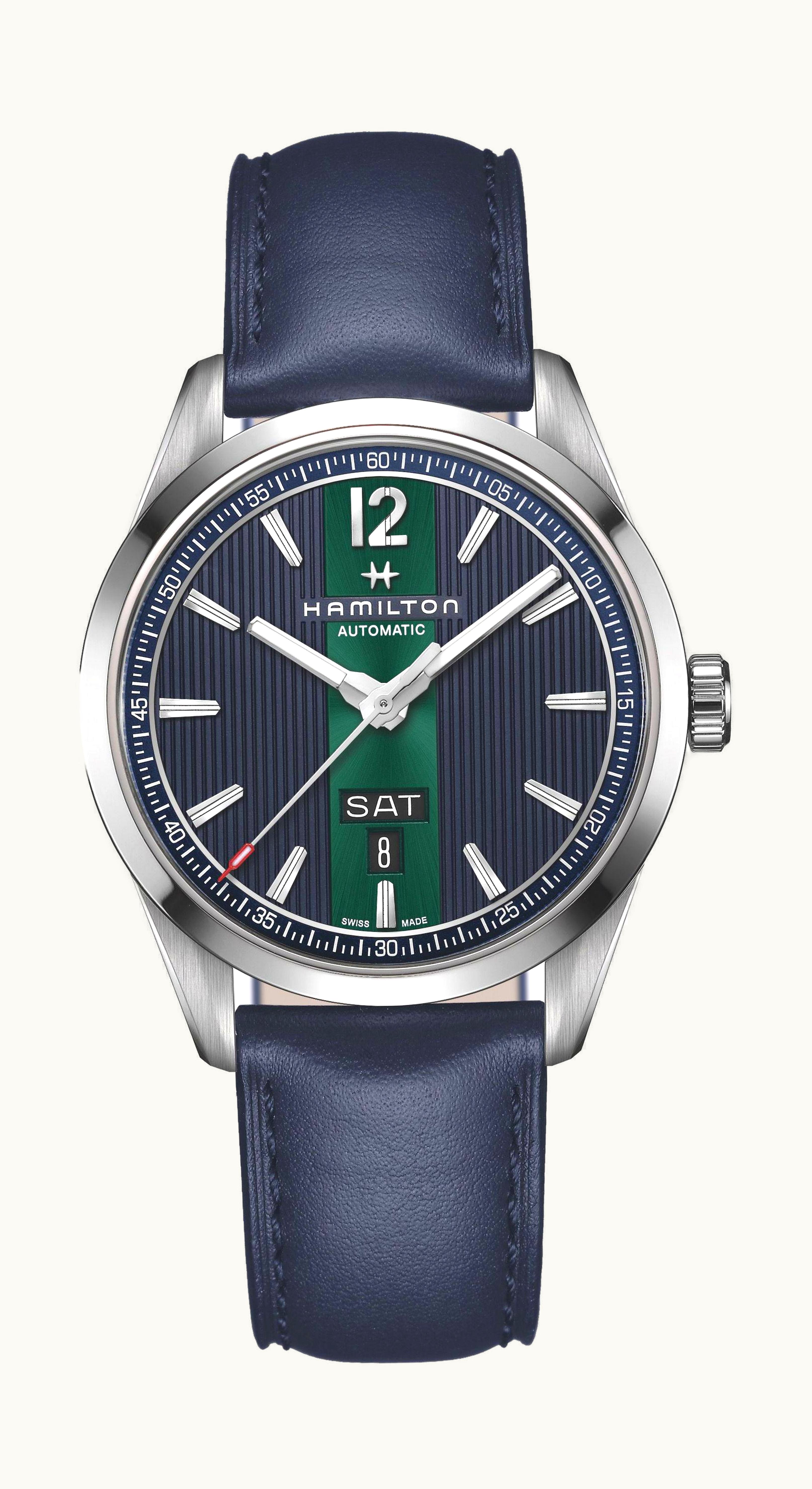 Hamilton Broadway Day Date Automatic Steel / Blue