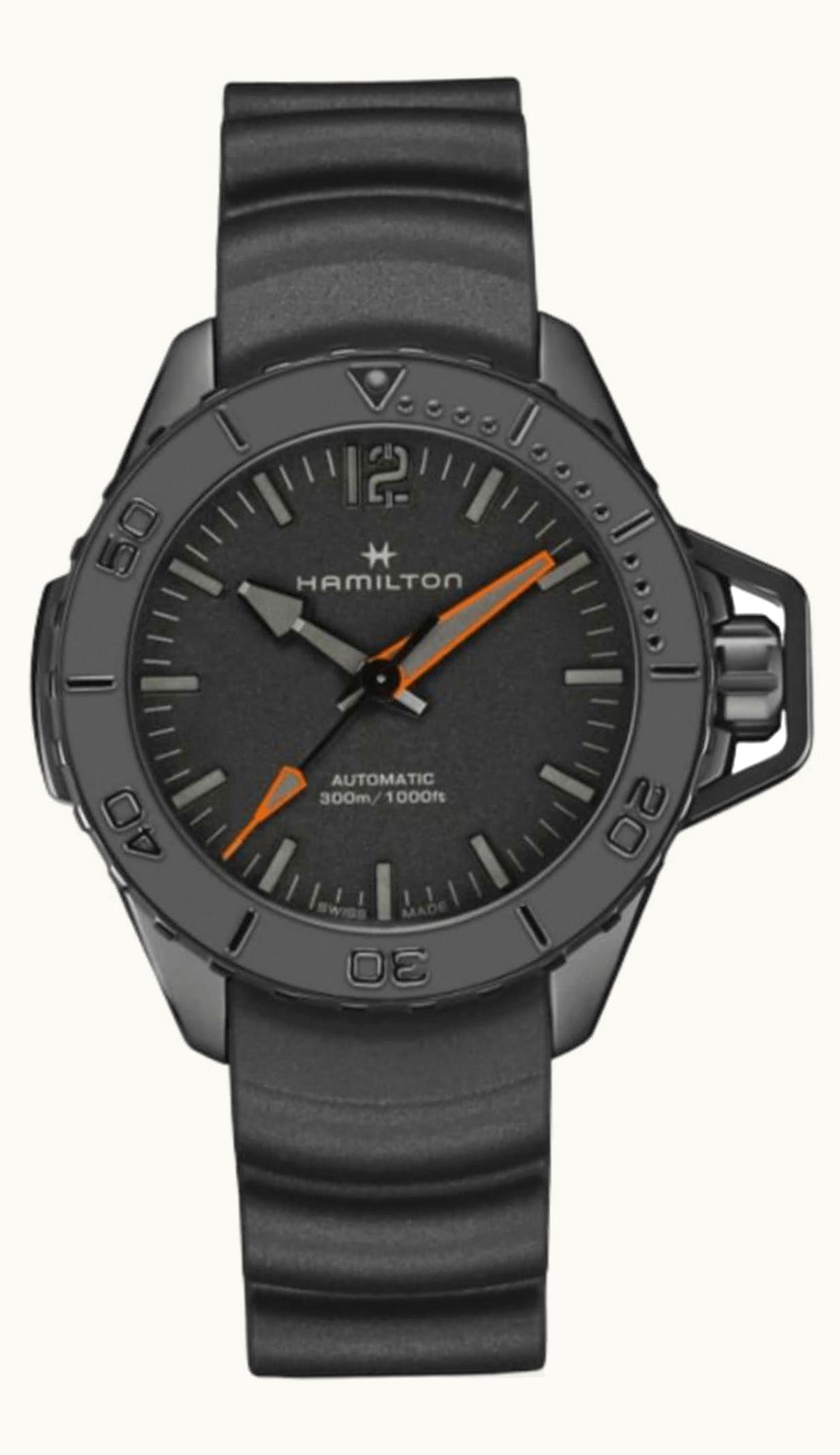 Hamilton Frogman Auto 46 PVD / Black / Rubber