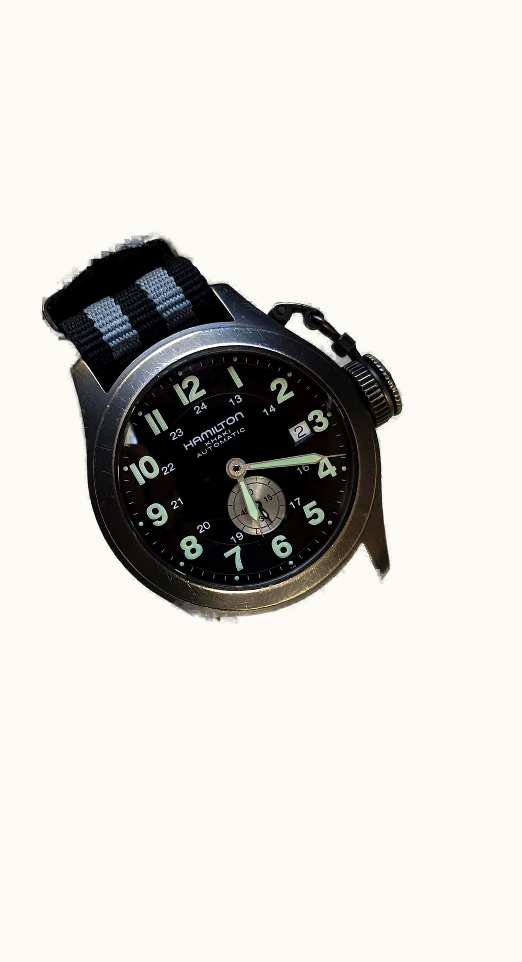 Hamilton Frogman Auto Small Seconds 40 Titanium / Black