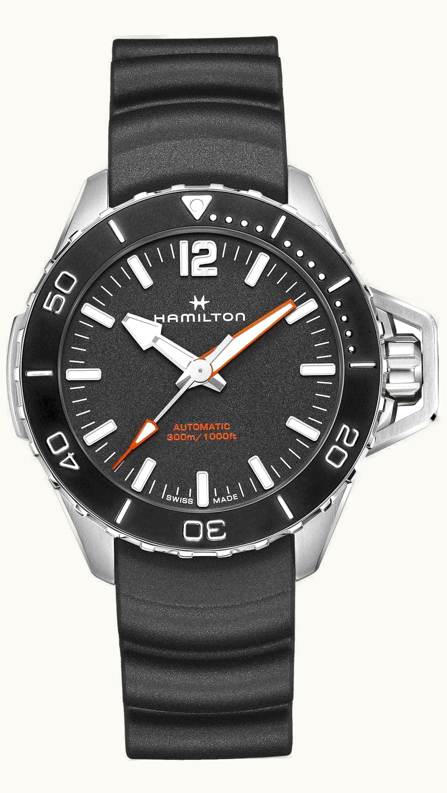 Hamilton Frogman Auto 46 Stainless Steel / Black / Rubber