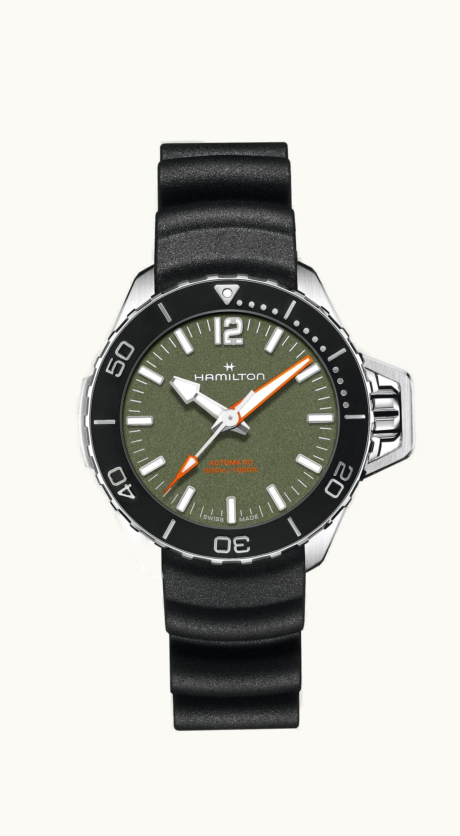 Hamilton Frogman Auto Chrono 43 Titanium / Black