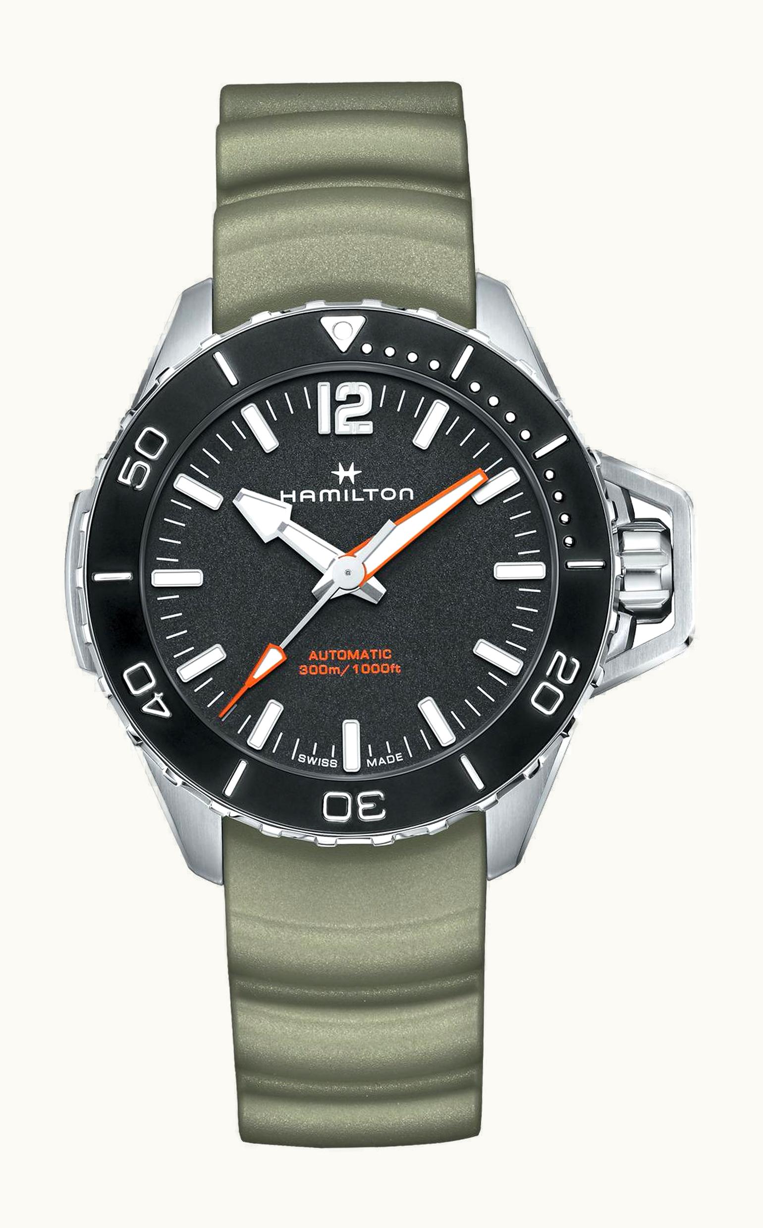 Hamilton Frogman Auto 46 Stainless Steel / Black / Rubber